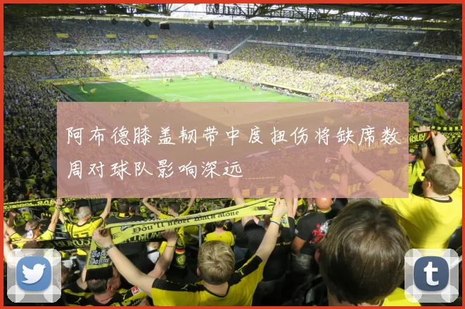 阿布德膝盖韧带中度扭伤将缺席数周对球队影响深远